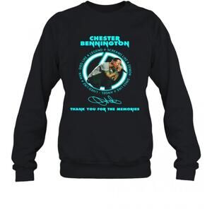 Chester Bennington Thank You For The Memories Signature T-Shirt